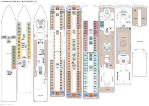 Azamara Journey Deck 8 Deck Plan Tour