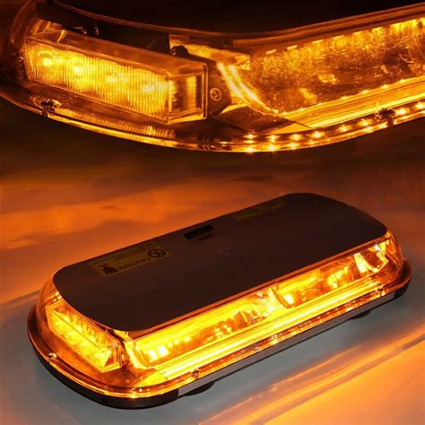 44 LED Emergency Warning Flashing Car Truck LED Top Roof Mini Bar ...