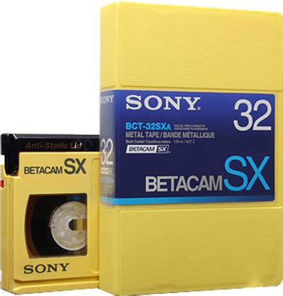 Sony 32 Minute Betacam SX Videotape—BCT-32SXA - Misc. Video Products - VHS & Video Products ...