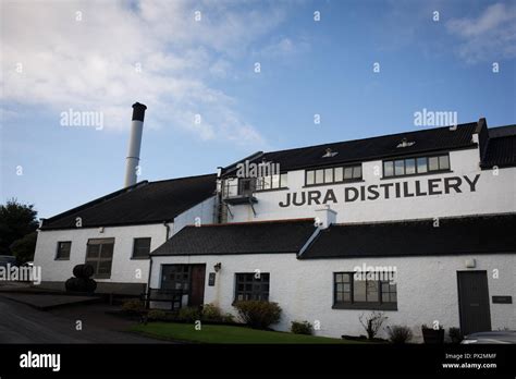 Jura single malt whisky distillery, Isle of Jura, Scotland, UK Stock ...