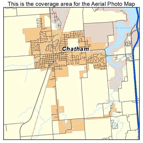 Aerial Photography Map of Chatham, IL Illinois