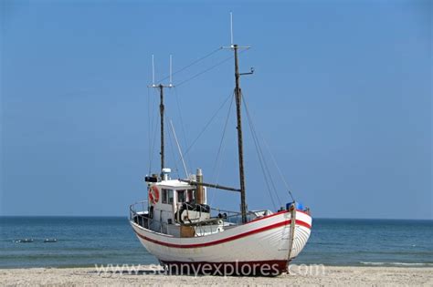 The best beaches at the North Sea coast of Jutland Denmark