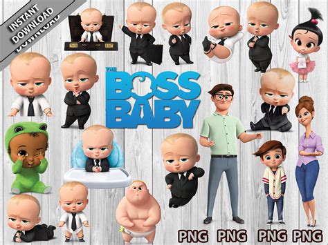 Boss Baby Png Baby Boy Png Little Baby Png The Boss Baby | Etsy