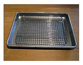 Quarter Sheet Pan RackDuty 1/4 Size Cooling Rack4 elevated rack feet