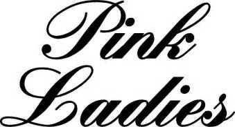 pink ladies logo stencil