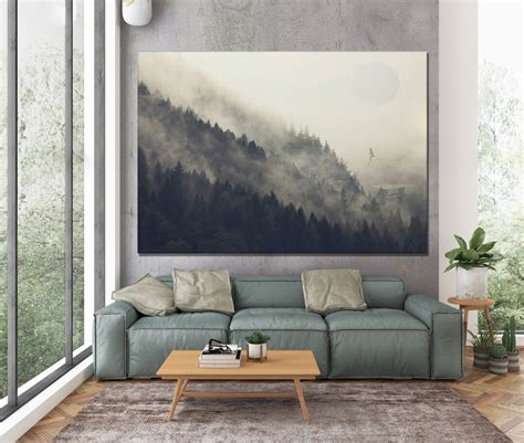 Star Wars Endor Landscape Canvas Wall Art Star Wars Print Planet Endor ...