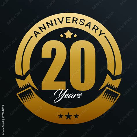 20th Anniversary logo,1 year Anniversary logo design celebration ...