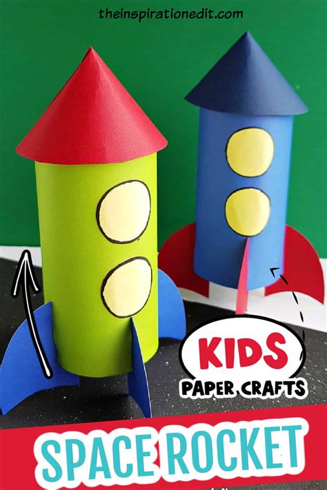 Homemade Rocket Craft for Kids · The Inspiration Edit