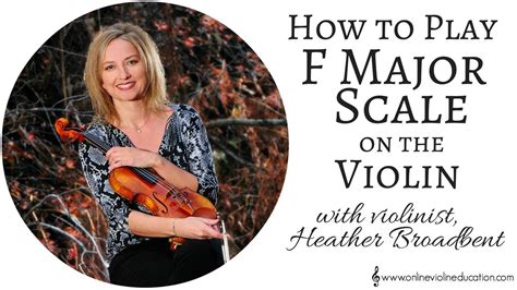 How to Play an F Major Scale in Three Positions on the Violin - YouTube