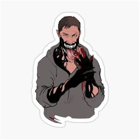 "Eddie Brock" Sticker for Sale by BeachHouseArt | Redbubble