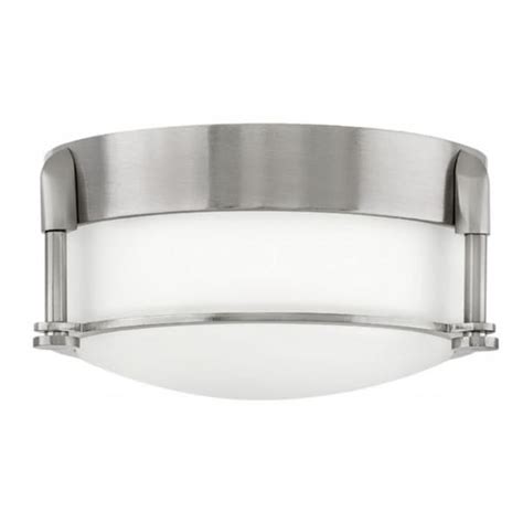 Shop Hinkley Colbin LED Flush Mount in Brushed Nickel - Free Shipping Today - Overstock - 22511380