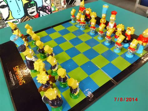 Simpsons Chess Set