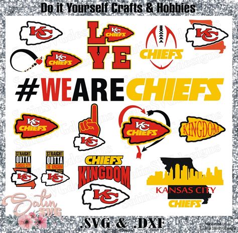 Kansas City Chiefs PNG Kansas City Chiefs 4 SVG Set Football for ...