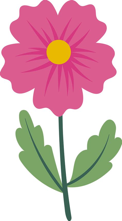 Hand drawn pink flowers Vector | Vector flowers, Flower drawing ...