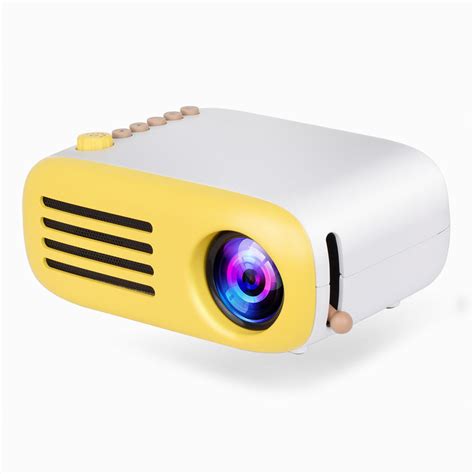 Aao yg200 mini led pocket projector usb hdmi support 1080p home beamer ...