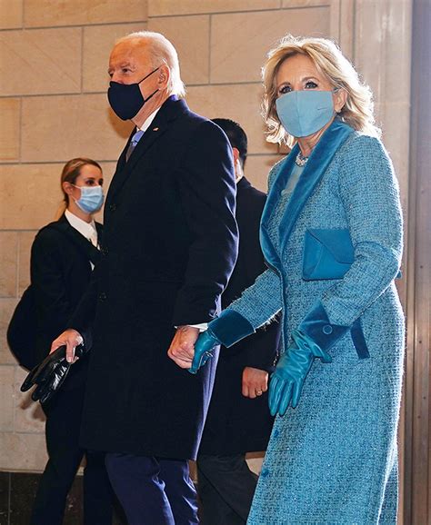 Jill Biden’s Inauguration 2021 Outfit – Stuns In Blue Coat: Photos ...