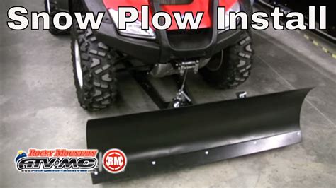 Tusk SubZero ATV Snow Plow Installation - YouTube