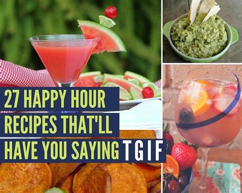 27 Happy Hour Recipes That'll Have you Saying TGIF - Just A Pinch