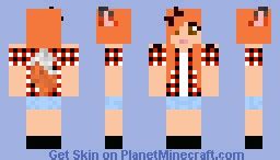 Fox Girl Minecraft Skin