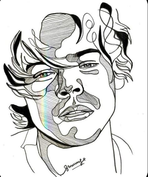 Pin by Hilary Obando on ᴀʀᴛ ᴀᴛᴛᴀᴄᴋ | Harry styles drawing, Harry styles ...