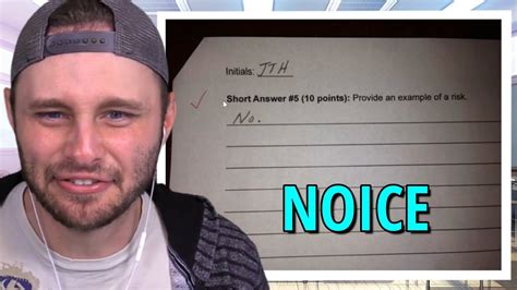 SSundee reacts to funny test answers - YouTube