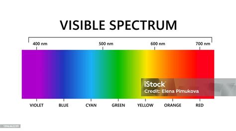 Spektrum Cahaya Tampak Spektrum Warna Elektromagnetik Yang Terlihat Untuk Mata Manusia Diagram ...