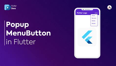 Menu Button In Flutter