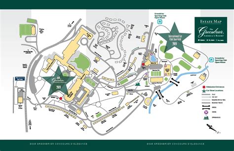 Estate Maps - The Greenbrier Concours d'Elegance