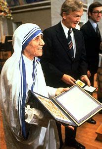 Mother Teresa Nobel Peace Prize Biography