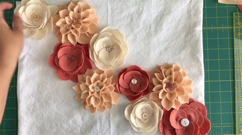 DIY Felt Flower Tutorial - YouTube