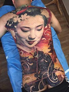 Tattoo | Galaxy tattoo sleeve, Full back tattoos, Samurai tattoo