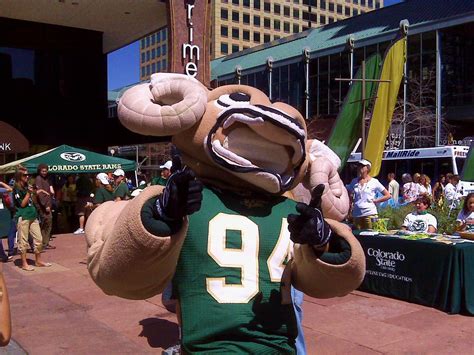 CSU Mascot CAM The Ram. | At the Ram Rally in Downtown Denve… | Flickr