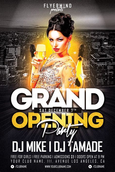 Free Flyer Template Grand Opening Party Best Free Flyer Templates