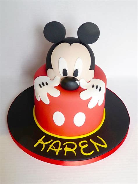 Mickey Mouse cake - Decorated Cake by Angel Cake Design - CakesDecor