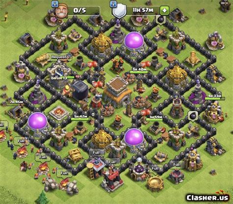 [Town Hall 8] TH8 War/Trophy base #F2E5006B [With Link] [1-2023] - Trophy Base - Clash of Clans ...