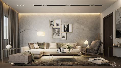 Contemporary living room :: Behance