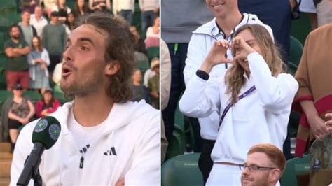 Love is in the air at Wimbledon. Stefanos Tsitsipas and Paula Badosa are dating | Tennis News ...