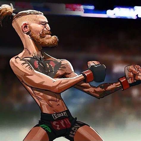 "Stay Ready" stance of Notorious Conor McGregor, as funny digital art : if you love #MMA, you ...