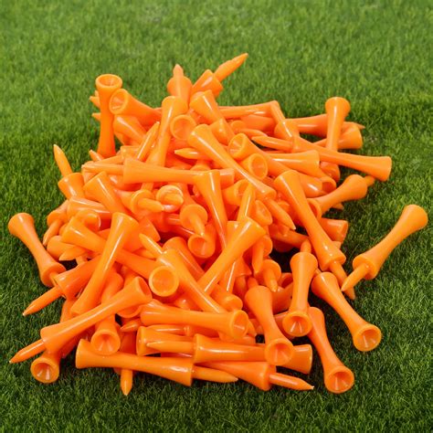 gohantee 100pcs 70mm Plastic Golf Tees Step Down Golf Ball Holder Golf Accessories Training ...