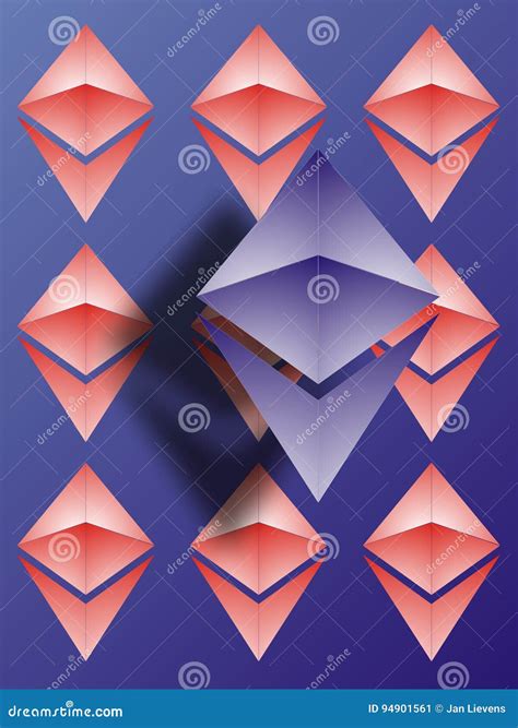 Ethereum logo wallpaper editorial photo. Illustration of blue - 94901561