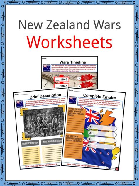 New Zealand Wars Facts, Worksheets, Conflicts & Timeline For Kids