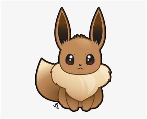 Eevee Drawing Chibi - Eevee Lutions Emojis Transparent PNG - 430x587 - Free Download on NicePNG