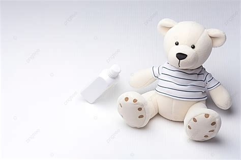 Striped White Teddy Bear Background, High Resolution, Teddy Bear, Lucky Background Image And ...