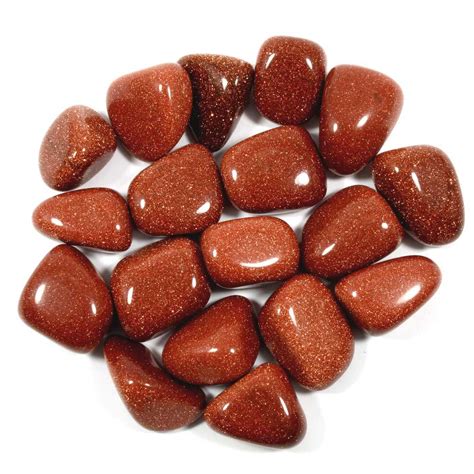 Goldstone Polished Tumblestone Healing Crystals – The Psychic Tree