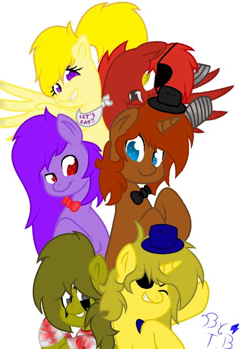 Mlp Fnaf 1 by ThunderBlue56 on DeviantArt