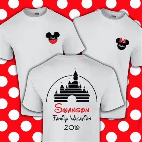 Disney Family Vacation T Shirts Customize It Disney