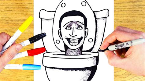 How to Draw SKIBIDI TOILET easy step by step - YouTube