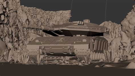 ArtStation - merkava tank | Game Assets