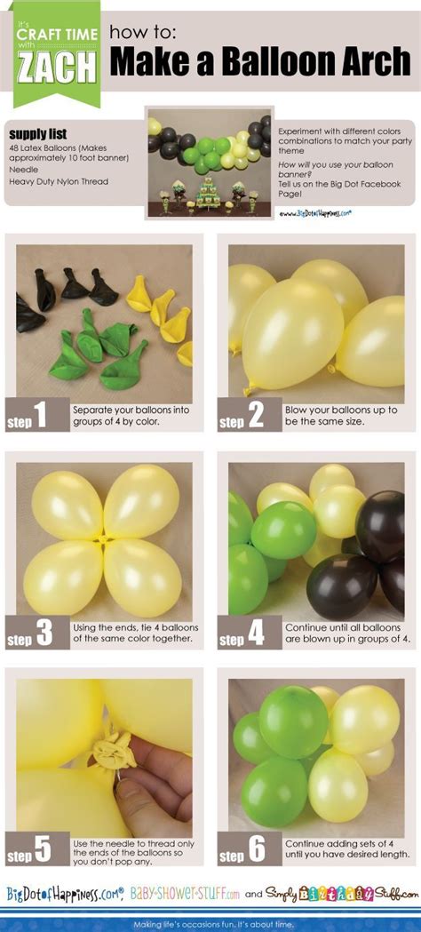 How to Make Balloon Arches | Balloon arch diy, Diy party decorations, Party decorations