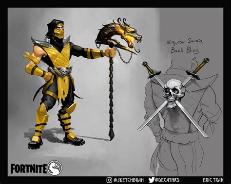 Mortal Kombat x Fortnite Fan Art | Test Your Might